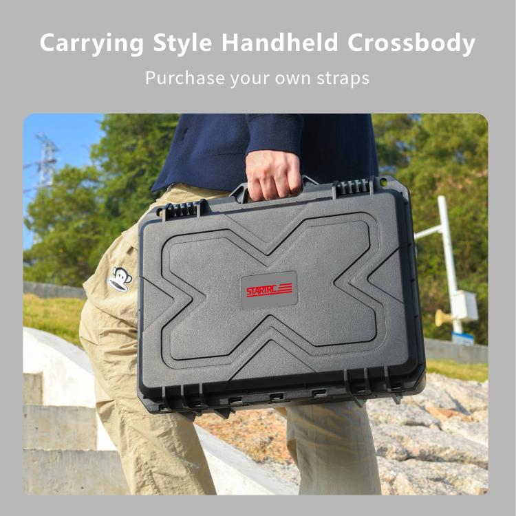 STARTRC Waterproof PP Suitcase Storage Box for Canon / Fujifilm / Nikon 1 Camera 2 Lenses