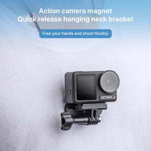 PULUZ Quick Release Magnetic Holder Vlog FPV POV Neck Strap, Quick Release POV Neck Strap