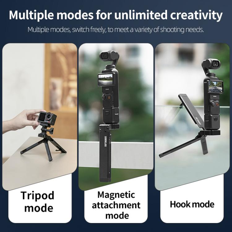 STARTRC Pocket-Size Foldable Magnetic Tripod for GoPro, DJI, Insta360 Action Cameras, DJI Pocket Series