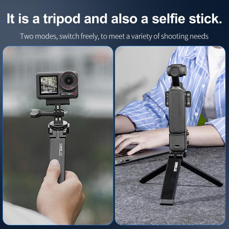 STARTRC Pocket-Size Foldable Magnetic Tripod for GoPro, DJI, Insta360 Action Cameras, DJI Pocket Series