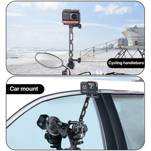 Aluminum Extension Arm Grip Extenter for GoPro, Insta360, DJI and Other Action Cameras