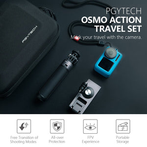 PGYTECH P-11B-027 Tripod Backpack Clip Storage Bag Travel Kit for DJI Osmo Action, P-11B-027