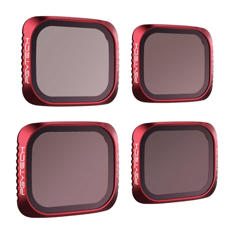 PGYTECH P-16B-062 4 in 1 ND8+ND16+ND32+ND64 Lens Filter Kits for DJI Air 2S, 4 in 1 ND Filter