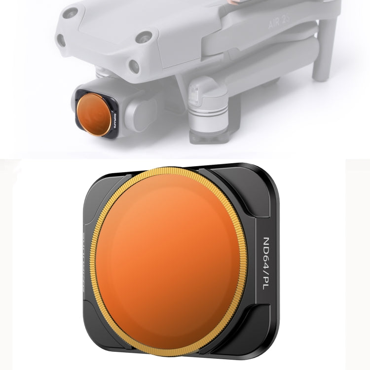 Sunnylife A2S-FI9343 ND64PL Lens Filter for DJI Air 2S, ND64PL Filter