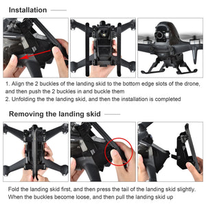 STARTRC 1109399  Folding Heightened Quick Release Landing Gear Holder for DJI FPV