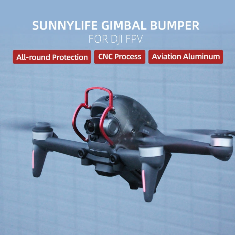 Sunnylife FV-Q9353 Gimbal Bumper Anti-collision Aluminum Alloy Guard Protector Bumper for DJI FPV, FV-Q9353