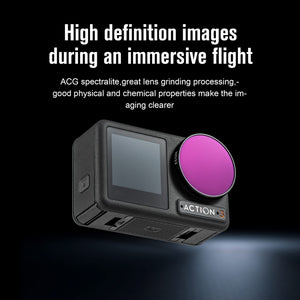 For DJI Action 3 STARTRC 4 in 1 ND16 + ND32 + ND64 + CPL Lens Filter, For DJI Action 3 (ND16/32/64/CPL)