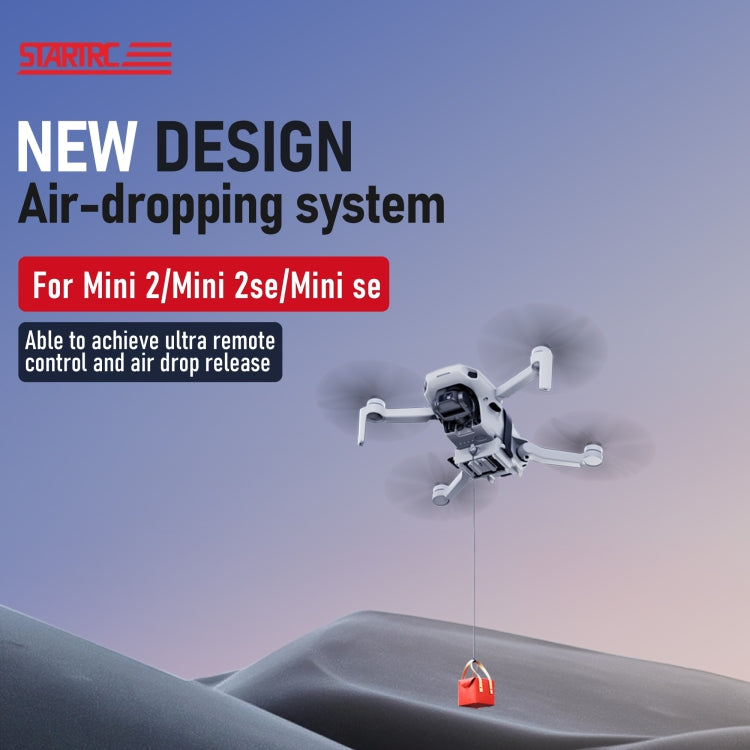For DJI Mini 2 / Mini 2 SE / Mini 3 / Pro STARTRC Air-Dropping System Thrower Parabolic Bracket, For DJI Mini 2 / Mini 2 SE