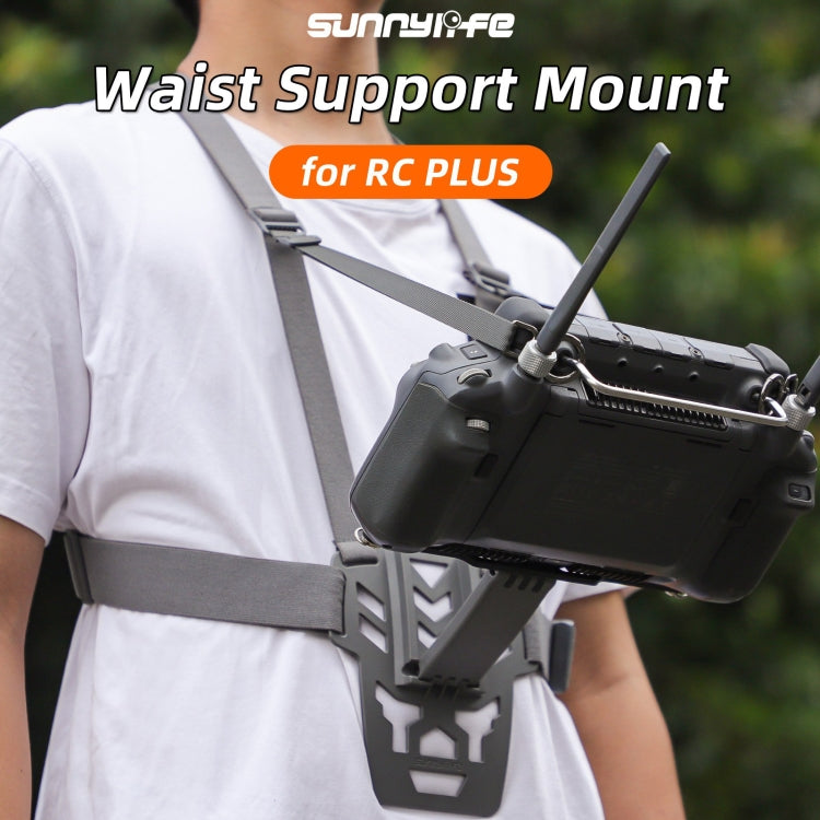 For DJI RC Plus Sunnylife Remote Control Waist Support Bracket Chest Strap, For DJI RC Plus