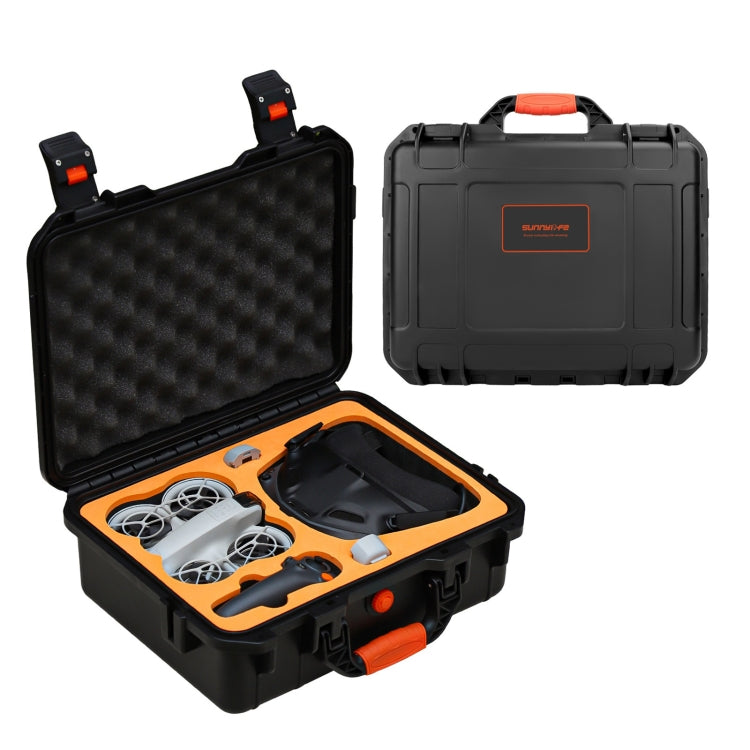 For DJI Neo Sunnylife Safety Carrying Case Large Capacity Waterproof Shock-proof Hard Travel Case, For DJI Neo AQX-17