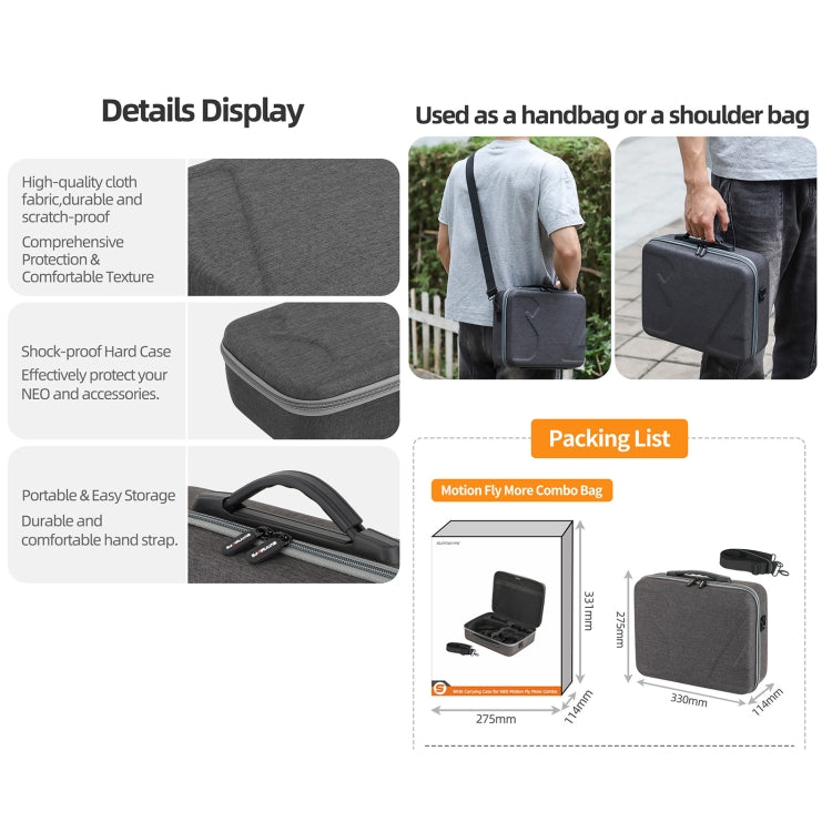 For DJI Neo Sunnylife Handheld Storage Bag, For DJI Neo