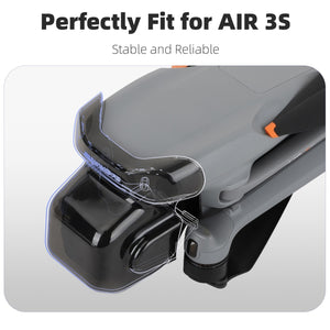 For DJI Air 3S Sunnylife Integrated Gimbal Cover Transparent Lens Cap Vision System Protector, For DJI Air 3S