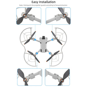 For DJI Mini 4 Pro Sunnylife N4P-KC712 Drone Propeller Protective Guard Anti-collision Ring, For DJI Mini 4 Pro