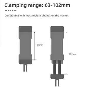 For DJI OSMO Pocket 3 Sunnylife Front Phone Holder Mount Handheld Tripod Expansion Brackets, OP3-ZJ747