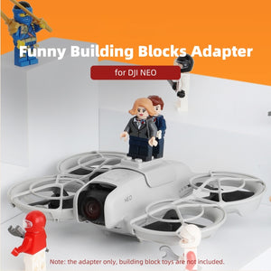 For DJI Neo Sunnylife Building Blocks Adapter Funny Building Bricks Toy Expansion Accessories