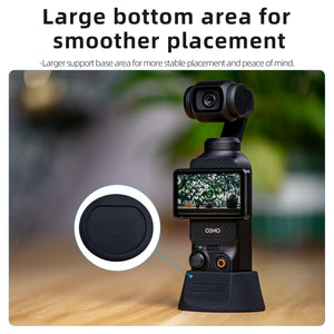 For DJI Osmo Pocket 3 STARTRC Silicone Desktop Base Bracket, Silicone Desktop Base