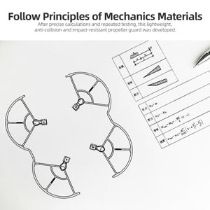 For DJI Air 3S / 3 Sunnylife Propellers Guard Protector Integrated Shielding Rings Quick Release Anti-Collision Props Safe Ring