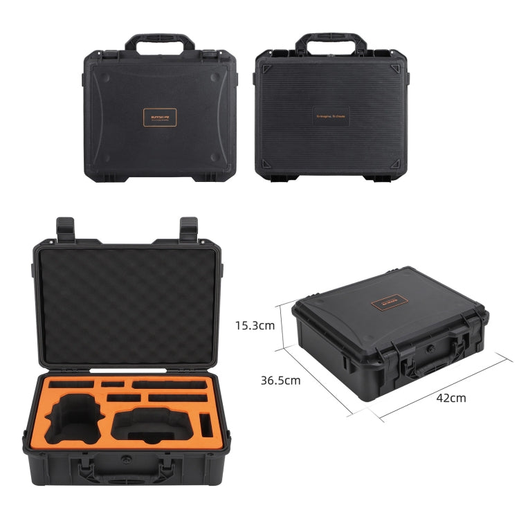 For DJI Air 3S / 3 Sunnylife Safety Carrying Case Large Capacity Waterproof Shock-proof Hard Travel Case, For DJI Air 3S / 3