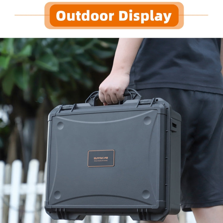 For DJI Air 3S / 3 Sunnylife Safety Carrying Case Large Capacity Waterproof Shock-proof Hard Travel Case, For DJI Air 3S / 3