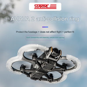 For DJI Avata 2 STARTRC Central Control TPU Protective Guard Anti-collision Ring Cover, For DJI Avata 2