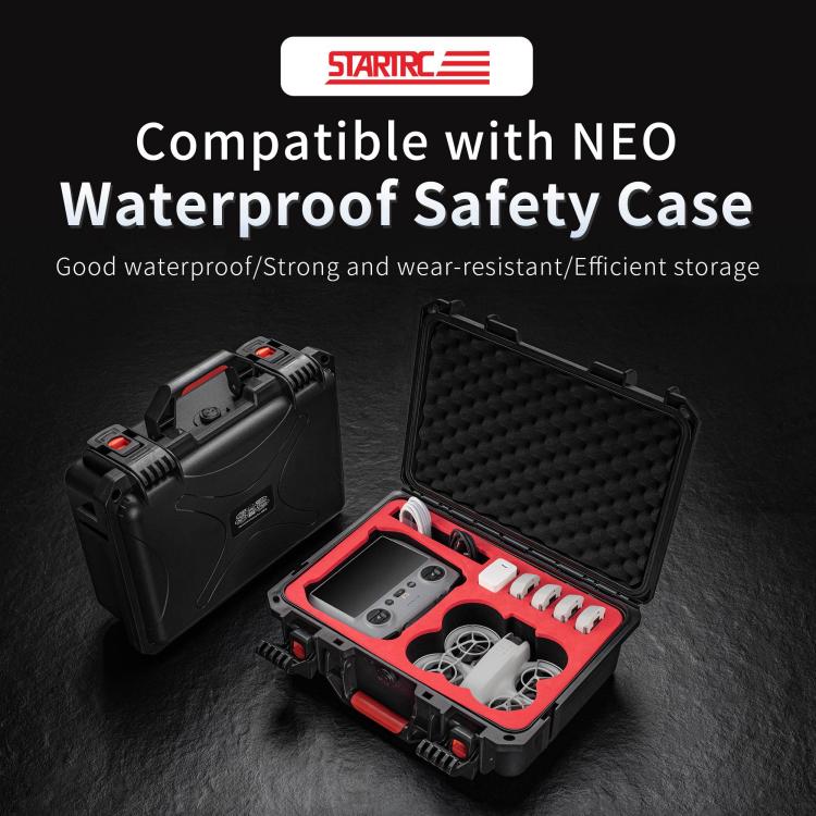 For DJI Neo / RC2 / RC-N3 STARTRC Waterproof PP Suitcase Shoulder Storage Box, For DJI Neo / RC2 / RC-N3