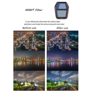 For DJI Air 3S STARTRC NIGHT Light Pollution Reduction Lens Filter, NIGHT
