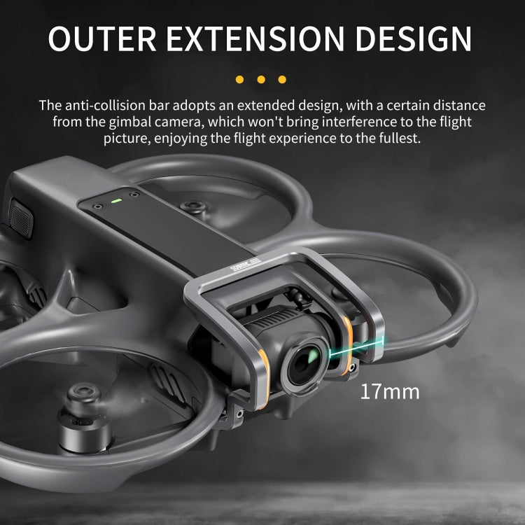 For DJI Avata 2 STARTRC Gimbal Lens Anti-collision Aluminum Alloy Guard Bumper, For DJI Avata 2