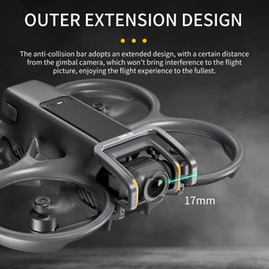 For DJI Avata 2 STARTRC Gimbal Lens Anti-collision Aluminum Alloy Guard Bumper, For DJI Avata 2