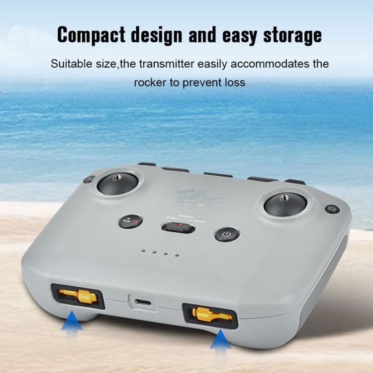 2 PCS STARTRC Drone Remote Control Retractable Adjustment Aluminum Alloy Rockers for DJI  Air 2S / Mini 2 / Mavic Air 2