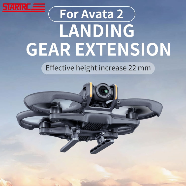 For DJI AVATA 2 STARTRC Folding Heightened Landing Gear Training Rack, For DJI AVATA 2