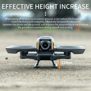 For DJI AVATA 2 STARTRC Folding Heightened Landing Gear Training Rack, For DJI AVATA 2