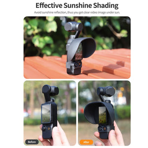 For DJI OSMO Pocket 3 Sunnylife Sunshade Screen Protective Cover Hood, Screen Hood