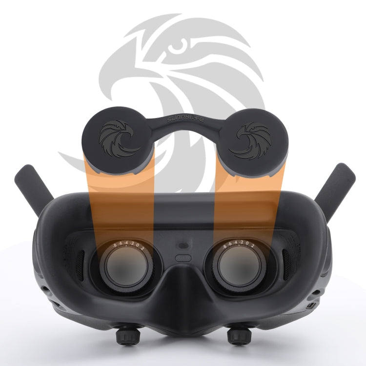 For DJI Goggles 2 / Goggles 3 Lens Cover Dust-proof VR Lens Silicone Case Soft Protector