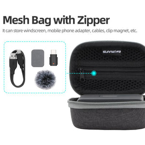 For DJI Mic Mini Sunnylife Portable Protective Box Storage Bag, For DJI Mic Mini