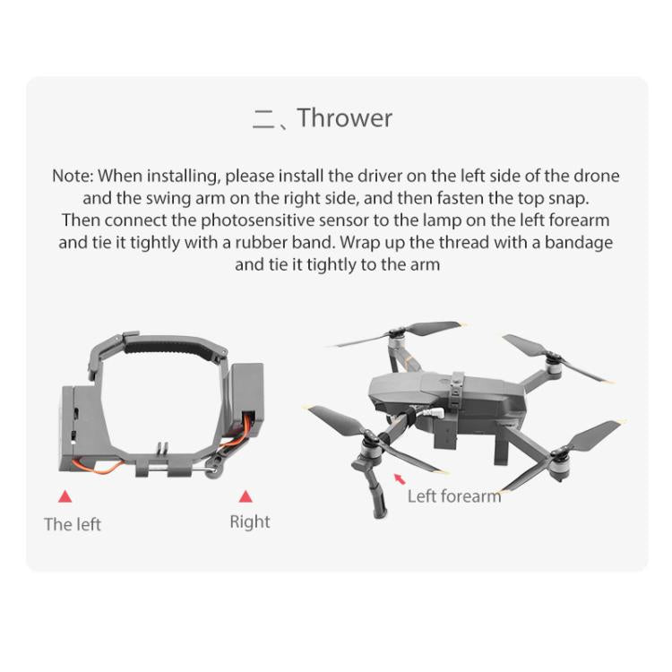 For DJI Mavic Pro Air-Dropping System Thrower Parabolic, For DJI Mavic Pro