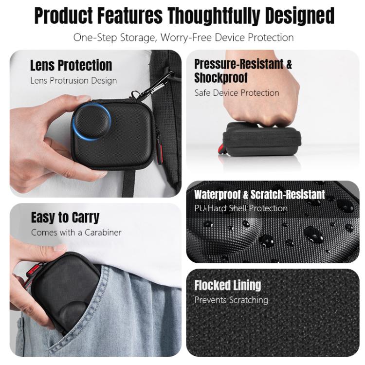 For DJI Osmo Nona STARTRC Camera PU Carry Box Storage Bag