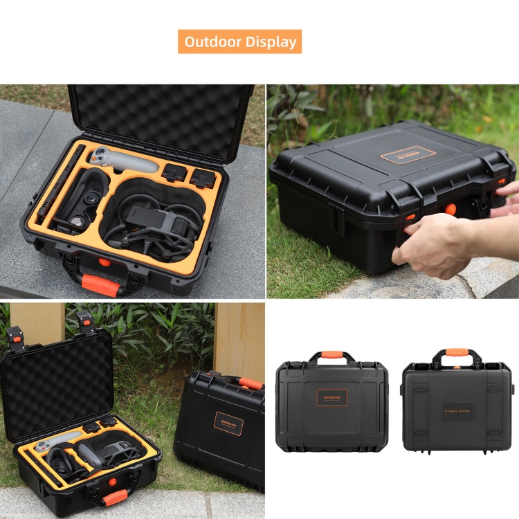 For DJI Avata Sunnylife AQX-6-U Upgraded Waterproof Shockproof Safety Carry Case Storage Bag, AQX-6-U