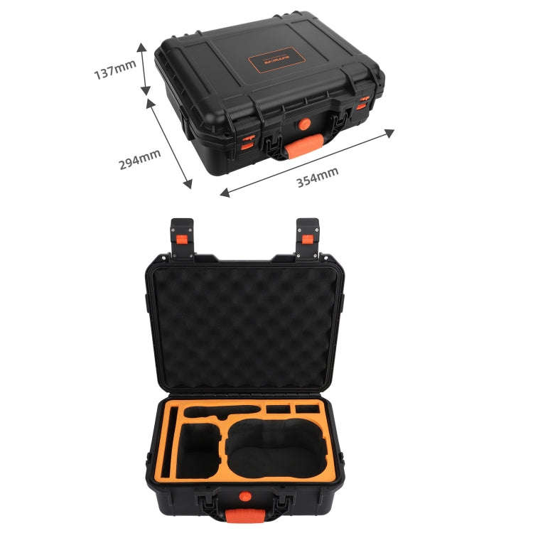 For DJI Avata Sunnylife AQX-6-U Upgraded Waterproof Shockproof Safety Carry Case Storage Bag, AQX-6-U