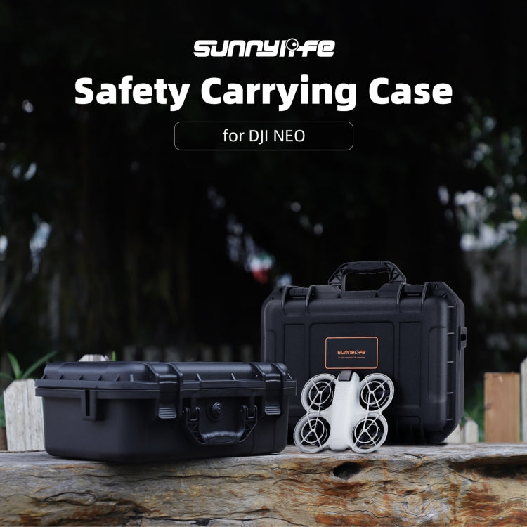 For DJI Neo Sunnylife Safety Carrying Case Waterproof Shock-proof Hard Travel Case, For DJI Neo AQX-15