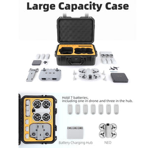 For DJI Neo Sunnylife Safety Carrying Case Waterproof Shock-proof Hard Travel Case, For DJI Neo AQX-15