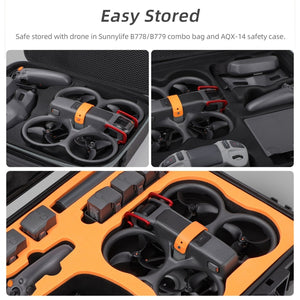 For DJI AVATA 2 Sunnylife LG797 Landing Gear Extensions Heightened Spider Gears Support Leg, Spider Gears(Orange), Spider Gears(Grey)