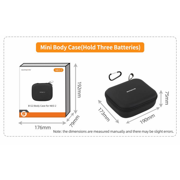 For DJI Neo 2 Sunnylife Portable Carrying Box Body Bag