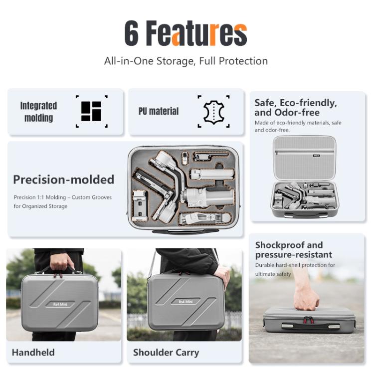 For DJI RS4 Mini STARTRC Storage Case Box Suitcase, For DJI RS 4 Mini