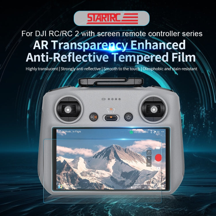 STARTRC AR Anti-reflection Tempered Glass Film for DJI RC / RC2