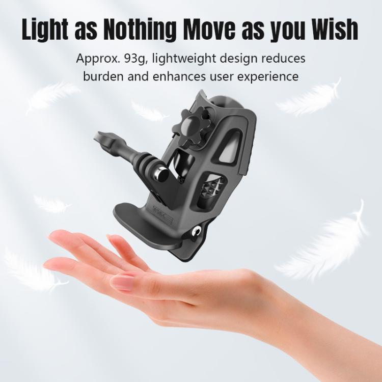 STARTRC Helmet Chin Mount Clip For GoPro, Insta360, DJI and Other Action Cameras