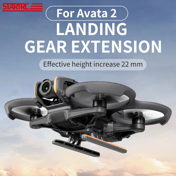 For DJI Avata 2 STARTRC Quick Release Folding Landing GearTraining Rack, For DJI AVATA 2 Orange