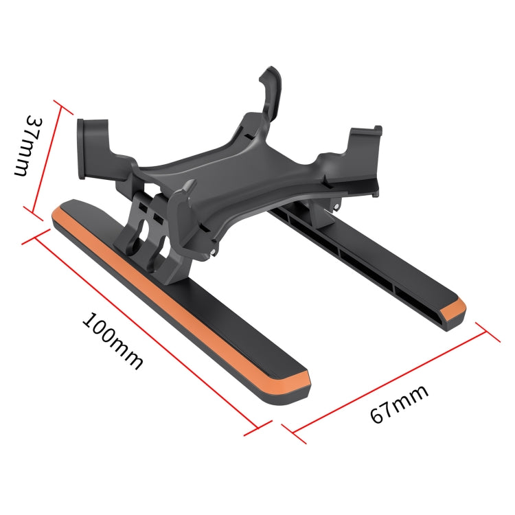 For DJI Avata 2 STARTRC Quick Release Folding Landing GearTraining Rack, For DJI AVATA 2 Orange