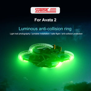 For DJI Avata 2 STARTRC Drone LED Propeller Protective Guard Anti-collision Ring, For DJI Avata 2