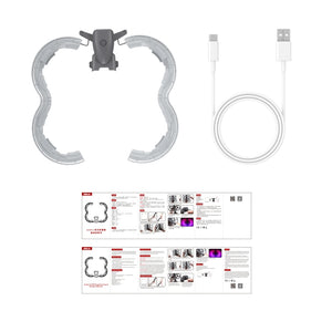 For DJI Avata 2 STARTRC Drone LED Propeller Protective Guard Anti-collision Ring, For DJI Avata 2