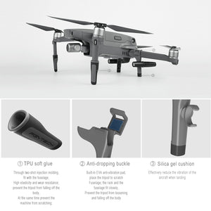 PGYTECH P-HA-030 LED Night Flight Light Shock Absorption Landing High Stand for DJI Mavic 2, P-HA-030 For DJI Mavic 2